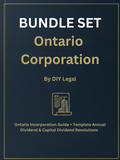 4. DIY Legal - Ontario Incorporation Guide - SUPER BUNDLE SET
