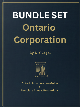 3. DIY Legal - Incorporation Guide + Annual Resolutions - BUNDLE SET