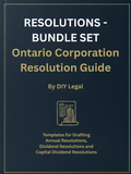 2. DIY Legal - All Resolutions - BUNDLE SET