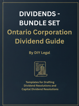 1. DIY Legal - Dividend + Capital Dividend Resolutions - BUNDLE SET