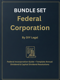 8. DIY Legal - Federal Incorporation Guide - SUPER BUNDLE SET