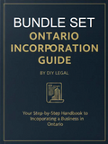 DIY Legal - BUNDLE SET - Ontario Incorporation Guide